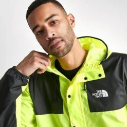 Men's The North Face 1985 Seasonal Mountain Jacket LED Yellow/Black - NF0A5IG3 730 -Deals Adidas Store NF0A5IG3 730 M5