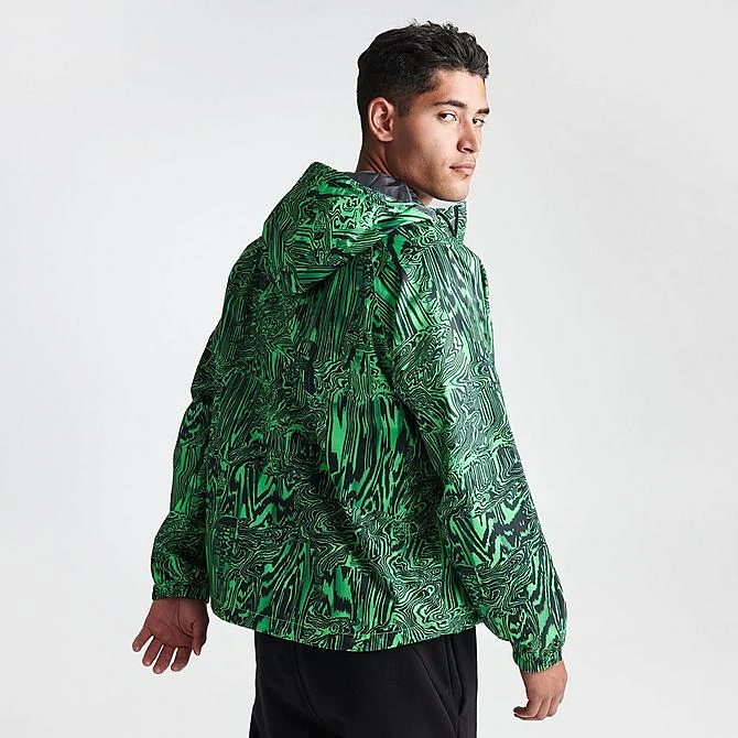 Men's The North Face Novelty Graphic Print Rain Jacket Green/Black - NF0A7ZYD 320 6 Men's The North Face Novelty Graphic Print Rain Jacket Green/Black - NF0A7ZYD 320 - Image 4