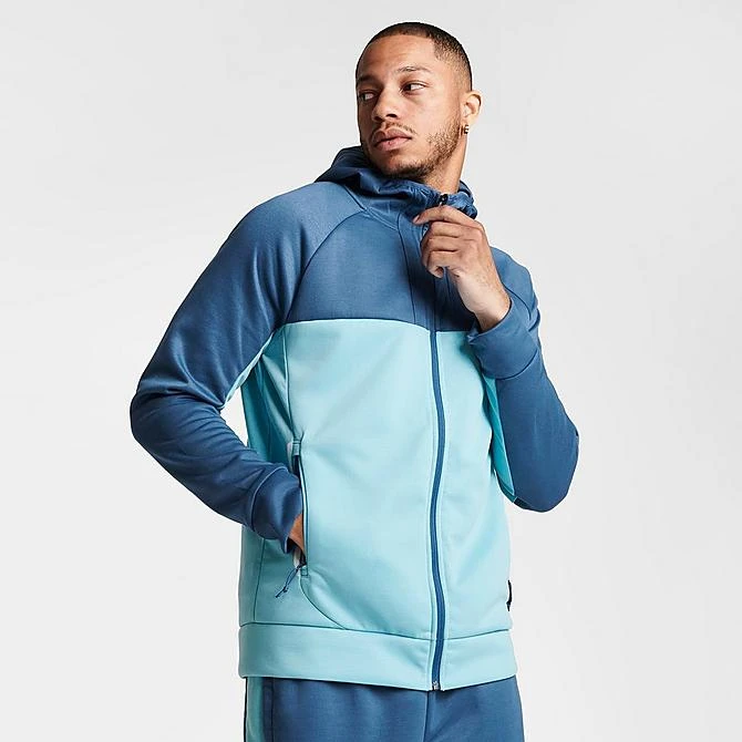 Men's The North Face Kaveh Full-Zip Hoodie Federal Blue/Light Blue - NF0A83G8 420 5 Men's The North Face Kaveh Full-Zip Hoodie Federal Blue/Light Blue - NF0A83G8 420 - Image 3