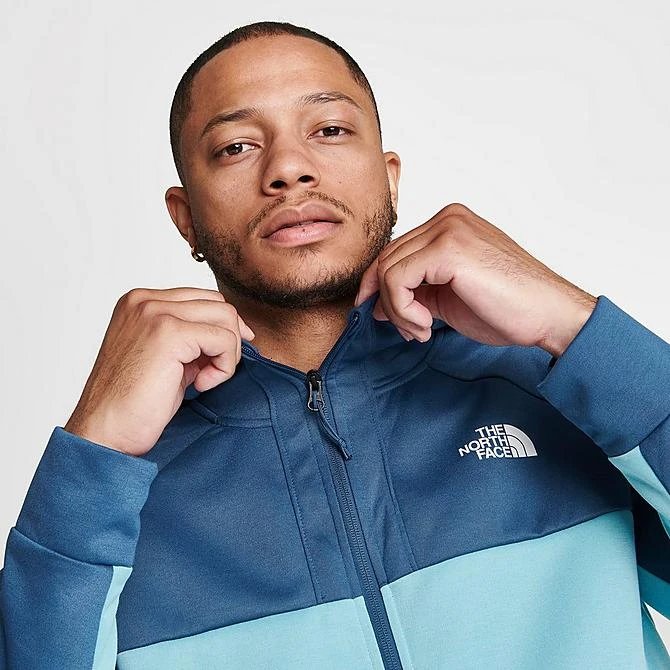 Men's The North Face Kaveh Full-Zip Hoodie Federal Blue/Light Blue - NF0A83G8 420 7 Men's The North Face Kaveh Full-Zip Hoodie Federal Blue/Light Blue - NF0A83G8 420 - Image 5