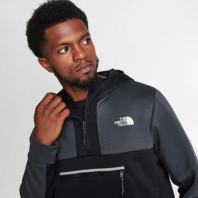 Men's The North Face Kaveh Quarter-Zip Hoodie Black/Grey - NF0A83G9 001 6 Men's The North Face Kaveh Quarter-Zip Hoodie Black/Grey - NF0A83G9 001 - Image 4
