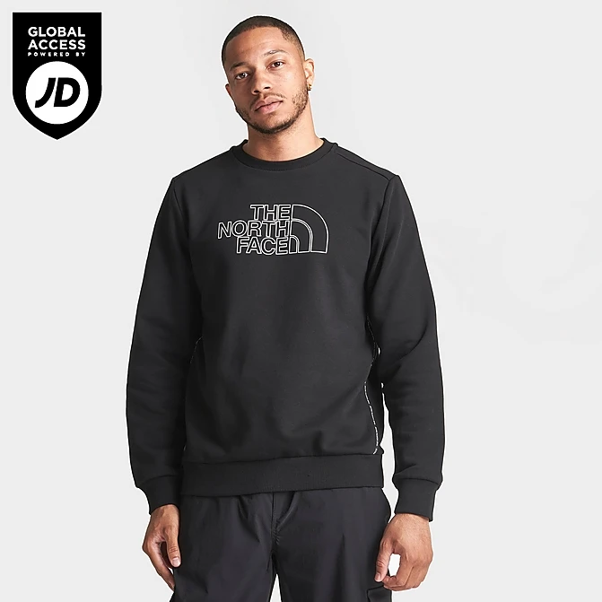 Men's The North Face Changala Crew Sweatshirt TNF Black - NF0A857A 001 3 Men's The North Face Changala Crew Sweatshirt TNF Black - NF0A857A 001