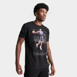 Men's Mitchell & Ness Vince Carter Dunk Contest Graphic T-Shirt Black - RABBLCKV 010