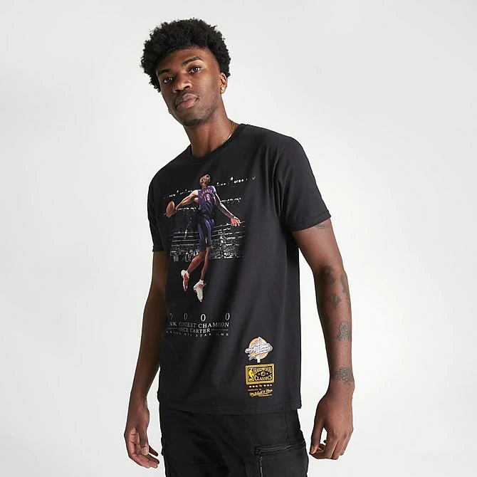 Men's Mitchell & Ness Vince Carter Dunk Contest Graphic T-Shirt Black - RABBLCKV 010 5 Men's Mitchell & Ness Vince Carter Dunk Contest Graphic T-Shirt Black - RABBLCKV 010 - Image 3