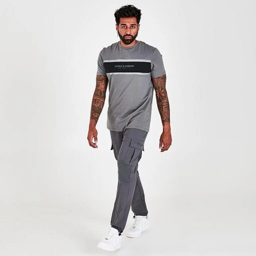 Men's Supply & Demand Oxy Cargo Pants Dark Grey - SUM15331 040 5 Men's Supply & Demand Oxy Cargo Pants Dark Grey - SUM15331 040 -Deals Adidas Store SUM15331 040 M1