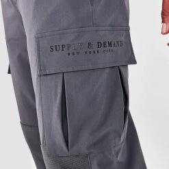 Men's Supply & Demand Oxy Cargo Pants Dark Grey - SUM15331 040 -Deals Adidas Store SUM15331 040 M5