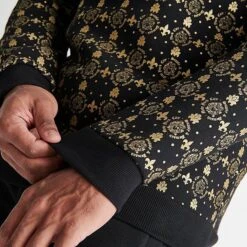 Men's Supply & Demand Royalty Monogram Print Crewneck Sweatshirt Black/Gold - SUM16344 090 13 Men's Supply & Demand Royalty Monogram Print Crewneck Sweatshirt Black/Gold - SUM16344 090 -Deals Adidas Store SUM16344 090 M6