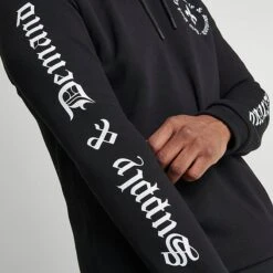 Men's Supply & Demand Lawrence Hoodie Black - SUM16345 090 -Deals Adidas Store SUM16345 090 M6