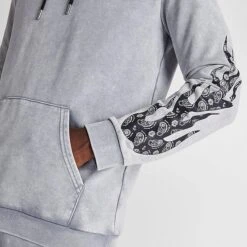 Men's Supply & Demand Acid Flame Graphic Pullover Hoodie Mid Grey - SUM16347 030 12 Men's Supply & Demand Acid Flame Graphic Pullover Hoodie Mid Grey - SUM16347 030 -Deals Adidas Store SUM16347 030 M6