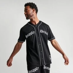 Men's Supply & Demand Lawrence Baseball Jersey Black/White - SUM16443 090 9 Men's Supply & Demand Lawrence Baseball Jersey Black/White - SUM16443 090 -Deals Adidas Store SUM16443 090 M3