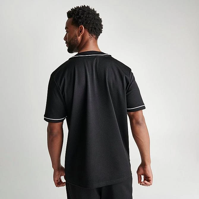 Men's Supply & Demand Lawrence Baseball Jersey Black/White - SUM16443 090 5 Men's Supply & Demand Lawrence Baseball Jersey Black/White - SUM16443 090 - Image 4