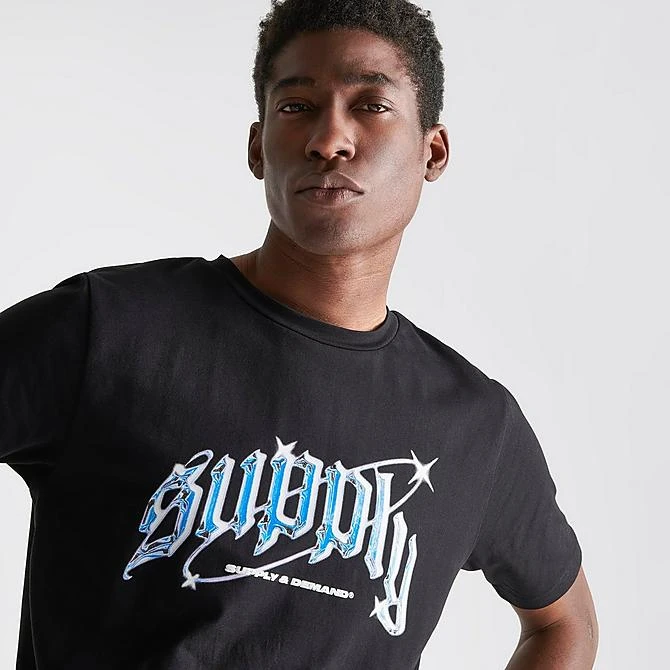 Men's Supply & Demand LE Chrome Orbit Logo T-Shirt Black - SUM16577 090 7 Men's Supply & Demand LE Chrome Orbit Logo T-Shirt Black - SUM16577 090 - Image 5