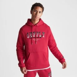 Men's Supply & Demand Trapper Hoodie Red - SUM16654 335 -Deals Adidas Store SUM16654 335 M3