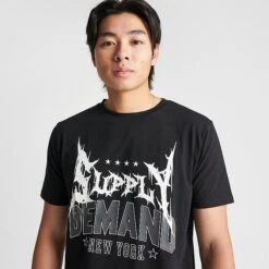 Men's Supply & Demand Cyrus Graphic T-Shirt Black - SUM16659 090 -Deals Adidas Store SUM16659 090 M5