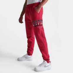 Men's Supply & Demand Trapper Jogger Pants Red - SUM16670Â 335
