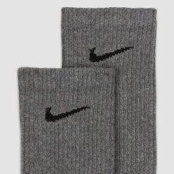 Nike Everyday Plus Cushioned Crew Training Socks (6-Pack) Carbon Heather Grey - SX6897 065 -Deals Adidas Store SX6897 065 P5
