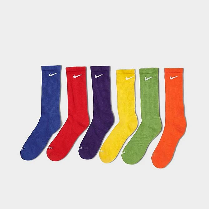 Nike Everyday Plus Cushioned Crew Training Socks (6-Pack) Multicolor - SX6897 903 4 Nike Everyday Plus Cushioned Crew Training Socks (6-Pack) Multicolor - SX6897 903 - Image 2