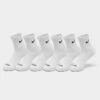 Nike Everyday Plus Cushioned 6-Pack Quarter Training Socks White/Black - SX6899 100