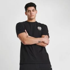 Men's Vans Elevated Minds T-Shirt Black - VN00003K 001 -Deals Adidas Store VN00003K 001 M4