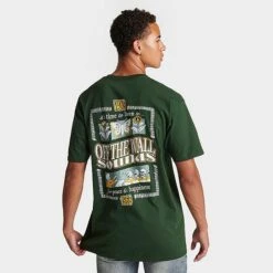 Vans Off The Wall Sounds T-Shirt Mountain View Green - VN0008F3 420
