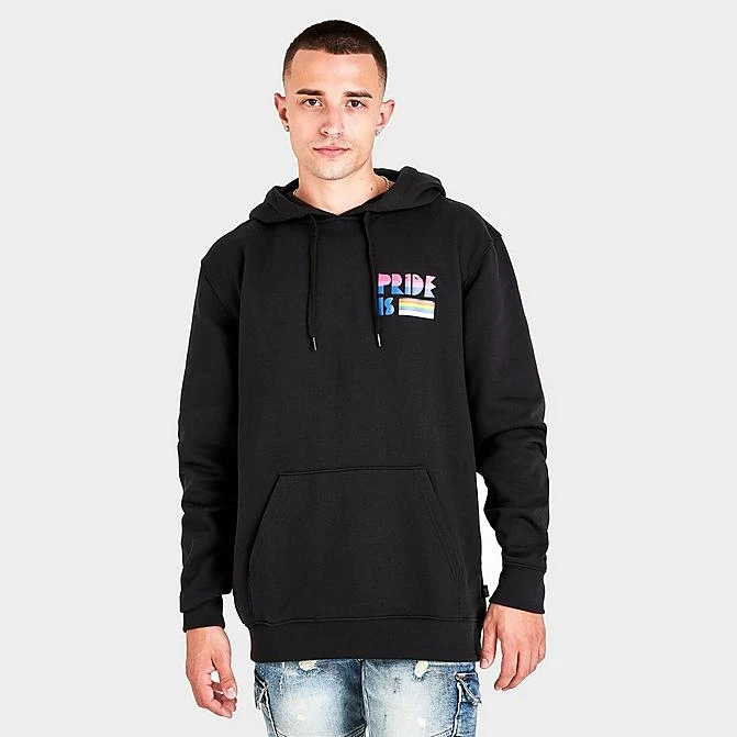 Men's Vans Pride Graphic Pullover Hoodie Black - VN0A7SFH 001 3 Men's Vans Pride Graphic Pullover Hoodie Black - VN0A7SFH 001