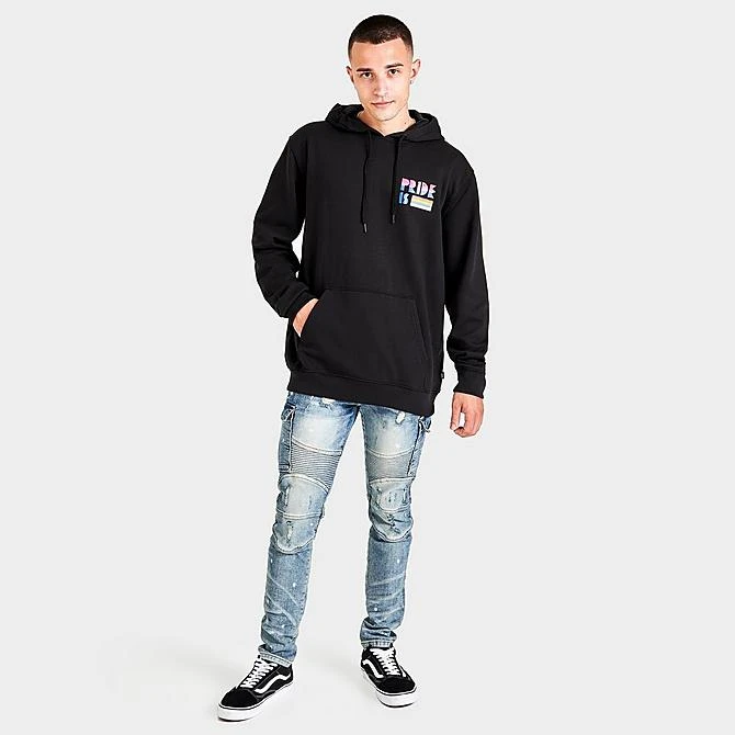 Men's Vans Pride Graphic Pullover Hoodie Black - VN0A7SFH 001 4 Men's Vans Pride Graphic Pullover Hoodie Black - VN0A7SFH 001 - Image 2
