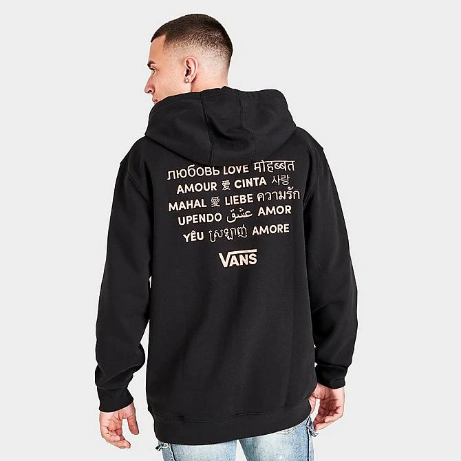 Men's Vans Pride Graphic Pullover Hoodie Black - VN0A7SFH 001 6 Men's Vans Pride Graphic Pullover Hoodie Black - VN0A7SFH 001 - Image 4