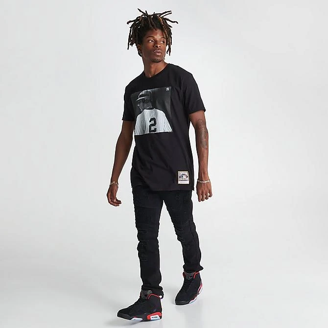 Men's Mitchell & Ness Derek Jeter Printed Graphic T-Shirt Black - YBLCKDJT 001 4 Men's Mitchell & Ness Derek Jeter Printed Graphic T-Shirt Black - YBLCKDJT 001 - Image 2