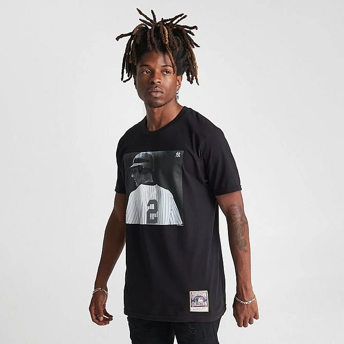 Men's Mitchell & Ness Derek Jeter Printed Graphic T-Shirt Black - YBLCKDJT 001 5 Men's Mitchell & Ness Derek Jeter Printed Graphic T-Shirt Black - YBLCKDJT 001 - Image 3