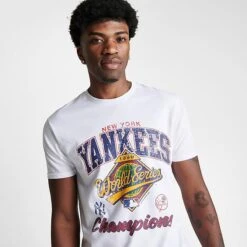 Men's Mitchell & Ness New York Yankees MLB World Series Champs T-Shirt White - YYWHIT96 100 -Deals Adidas Store YYWHIT96 100 M5